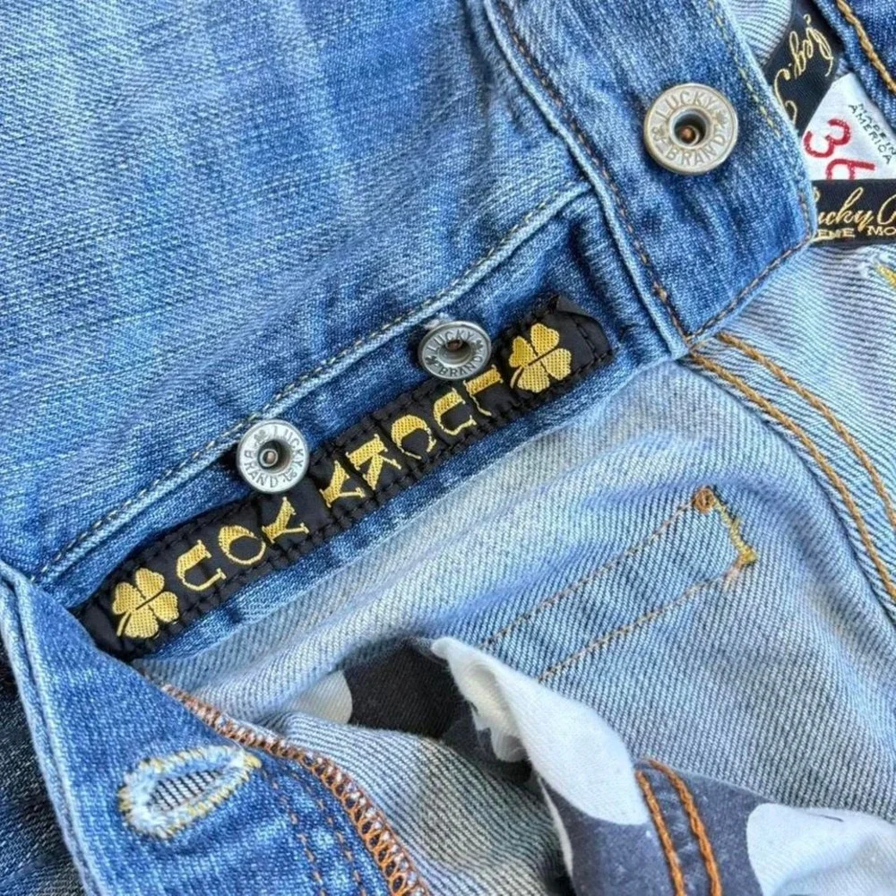 Designer‎ Lucky Brand slim bootleg blue denim jeans